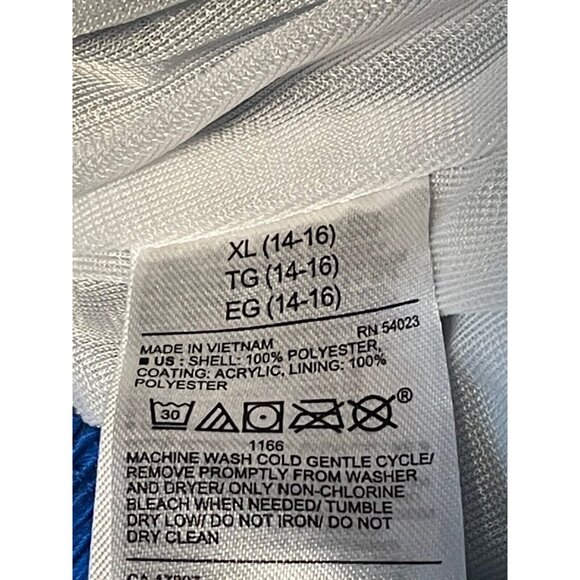 Old Navy swim trunk shorts youth teens XL 14 16 25 x 9 drawstrings chill blue - Picture 8 of 9